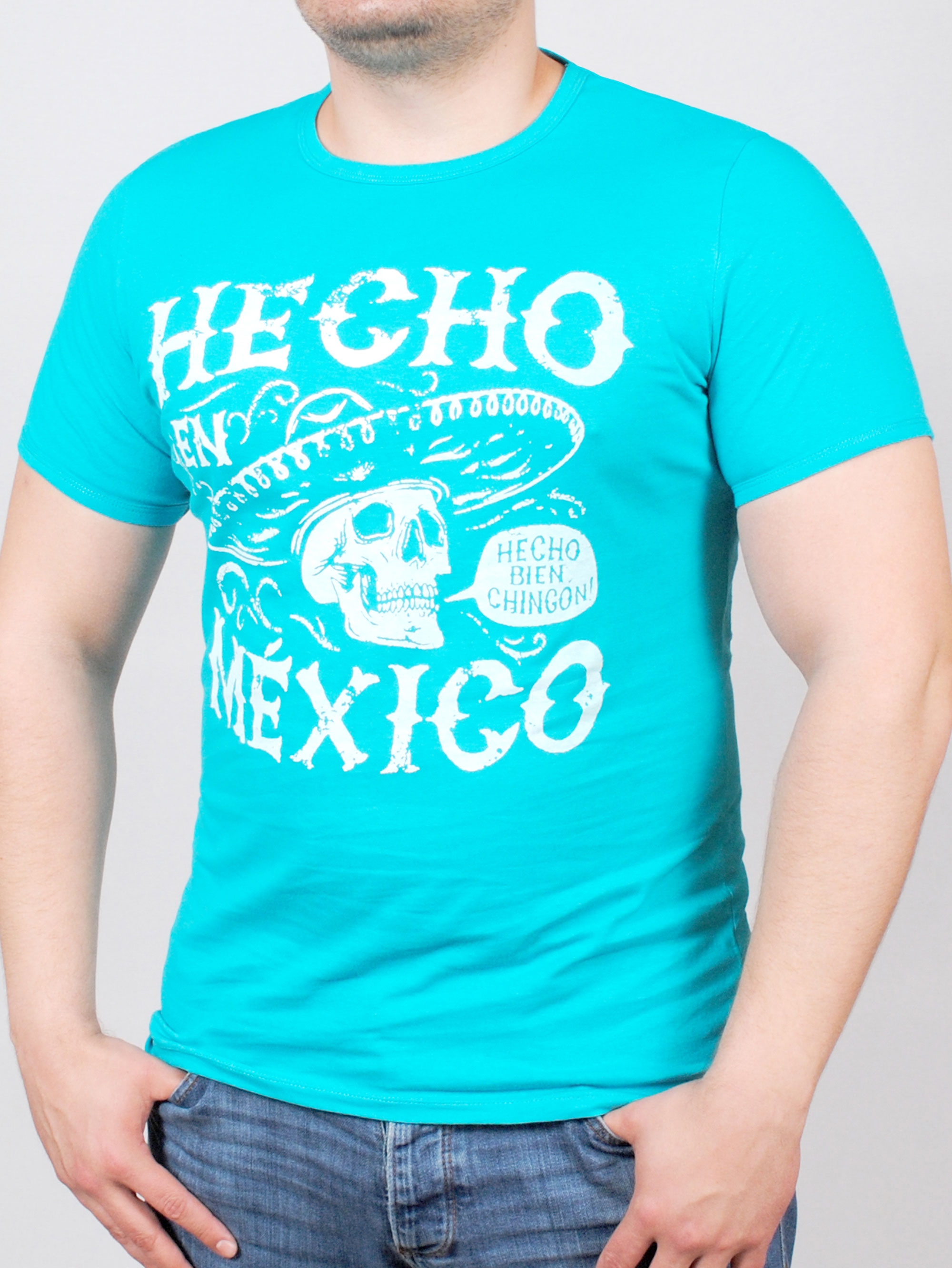 MEXICAN футболка бирюза