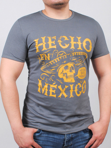 MEXICAN футболка серый