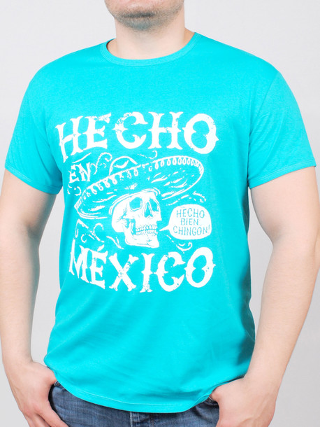 BIG MEXICAN футболка бирюза