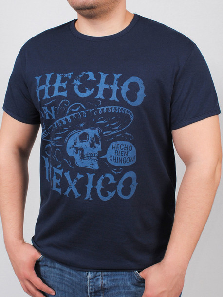 BIG MEXICAN футболка т.синий