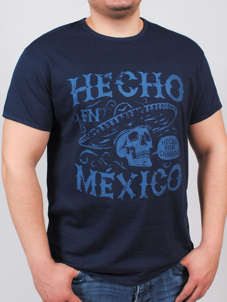 BIG MEXICAN футболка т.синий