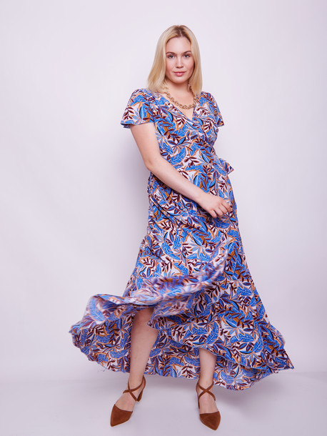 Алисия TRAND платье лазурно синий