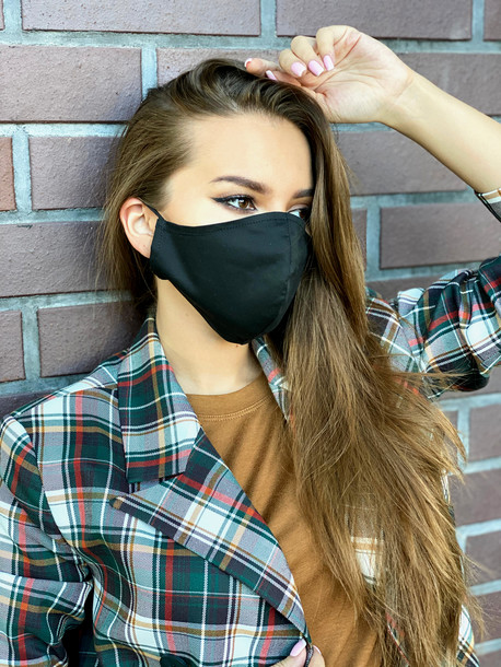 Calm маска  защитная тканевая многоразовая оникс