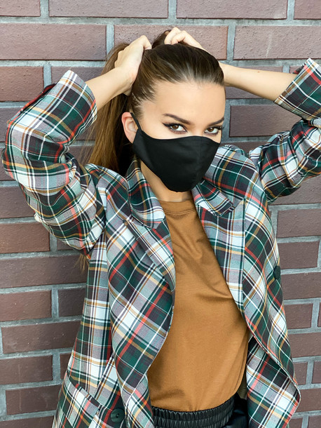 Calm маска  защитная тканевая многоразовая оникс