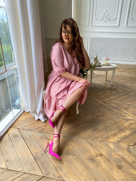 Шерити TRAND платье розовый