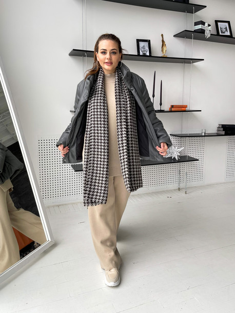 Обьятия шарф капучино