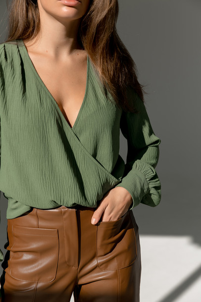 Акцент GRAND блуза зеленый