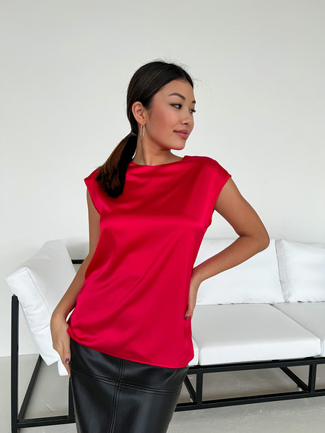 Сакура GRAND блуза красный
